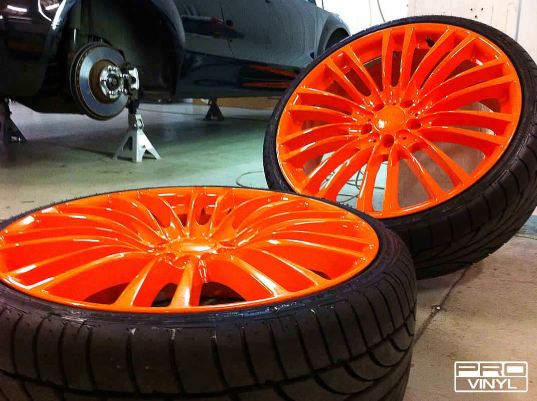 Orange wheels